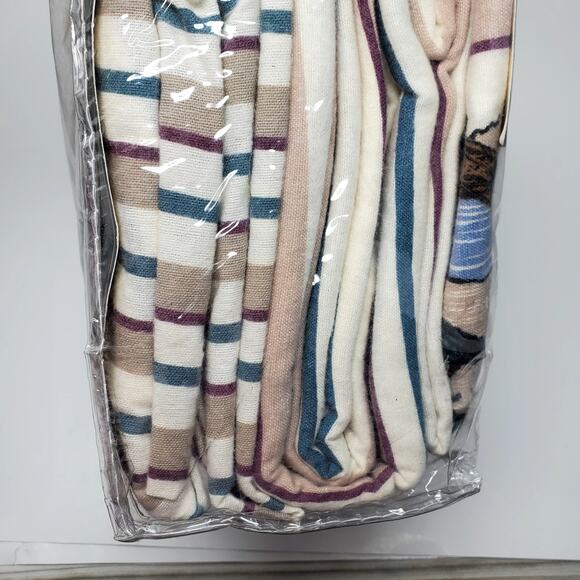 Stevens & Co 1970s "Ducks" Flannel Twin Size Complete Sheet Set Vintage NIP - Picture 3 of 9